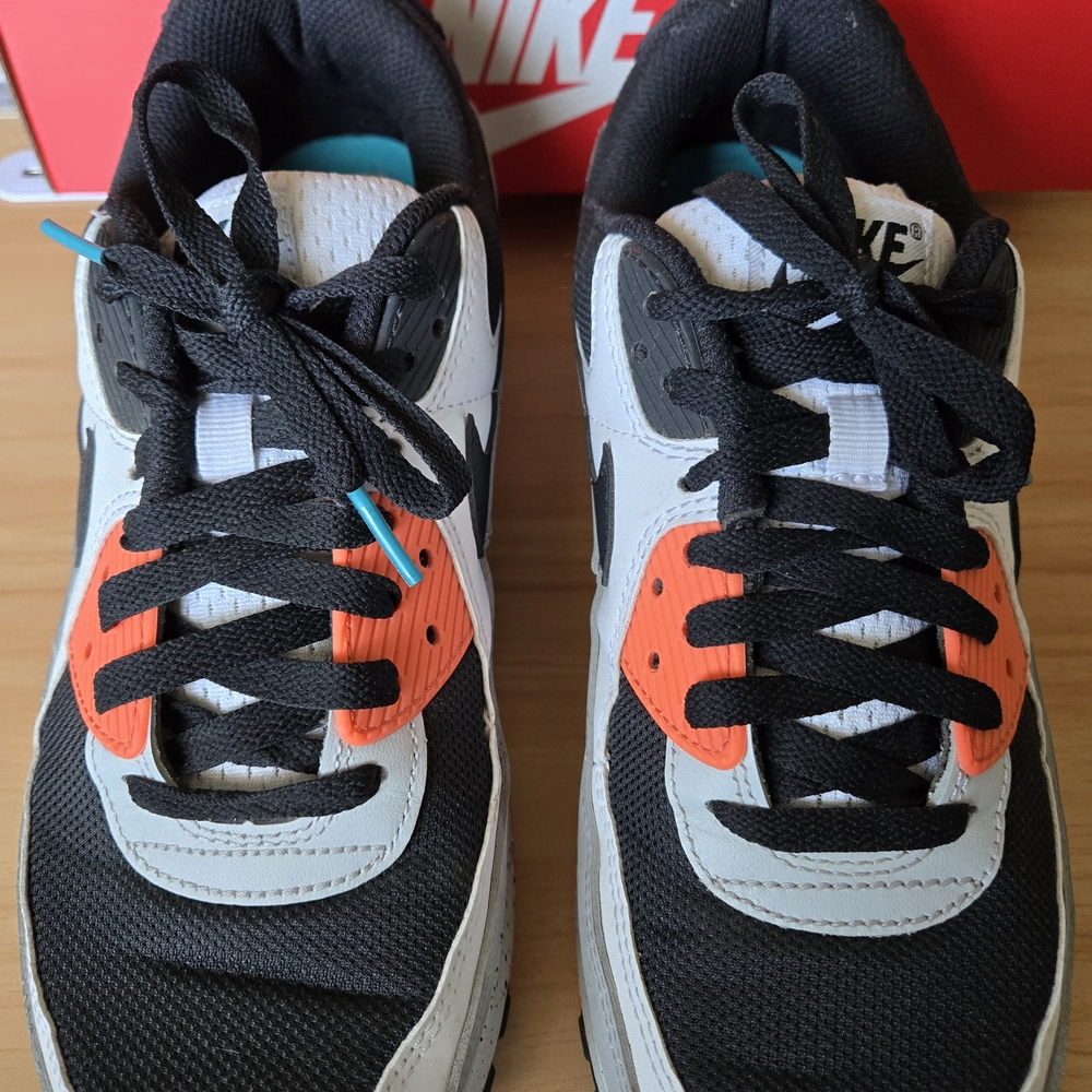Nike Black, White, and Orange Sneakers